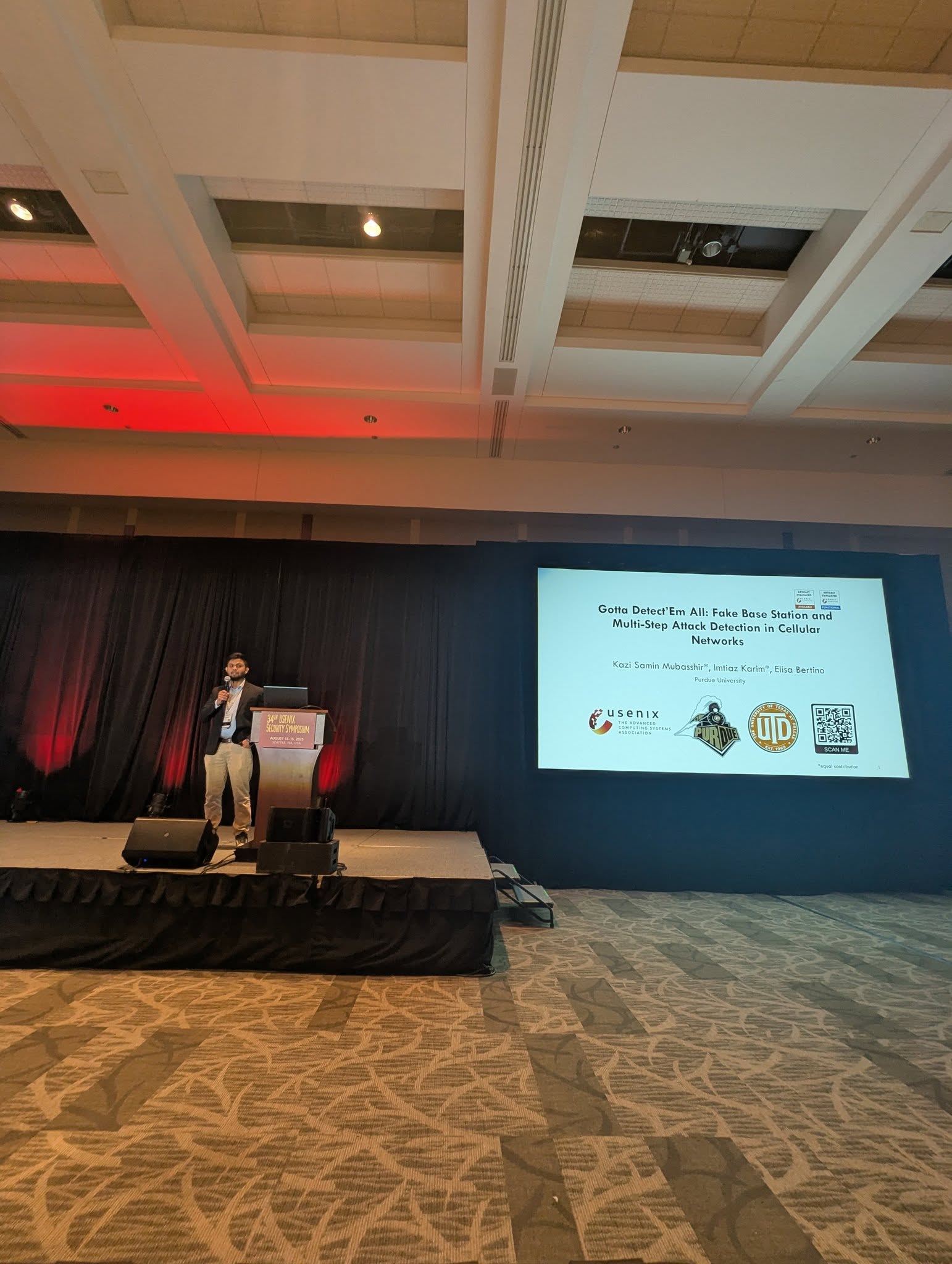 Kazi presenting FBSDetector